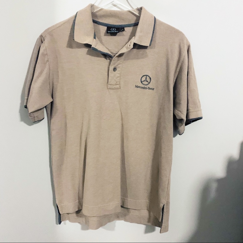 Mercedes Benz Logo Short Sleeved Polo